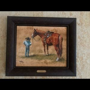 Kenneth Wyatt framed art.